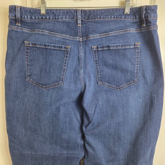 Lane Bryant Dark Wash Wide Leg Jeans - Picture 7 of 12